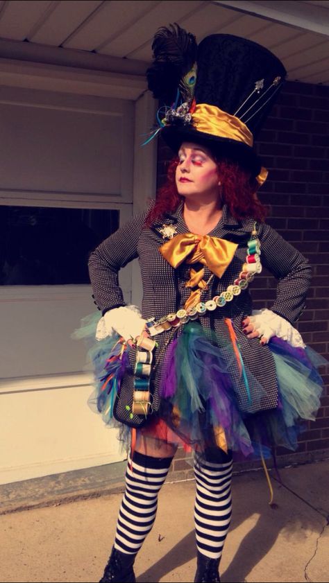 Mad Hatter Tutu Costume, Womans Mad Hatter Costume Diy, Mad Hatter Costume Female Plus Size, Mad Hatter Girl Costume Diy, Plus Size Mad Hatter Costume, Mad Hatter Outfit Female, Female Mad Hatter Costume Diy, Mad Hatter Woman Costume, Women Mad Hatter Costume