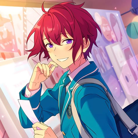 Tsukasa Suou Icon, Tsukasa Icon, Tsukasa Suou, Enstars Icons, Playlist Pics, Anime Idol, Pose References, Ensemble Stars, Knights