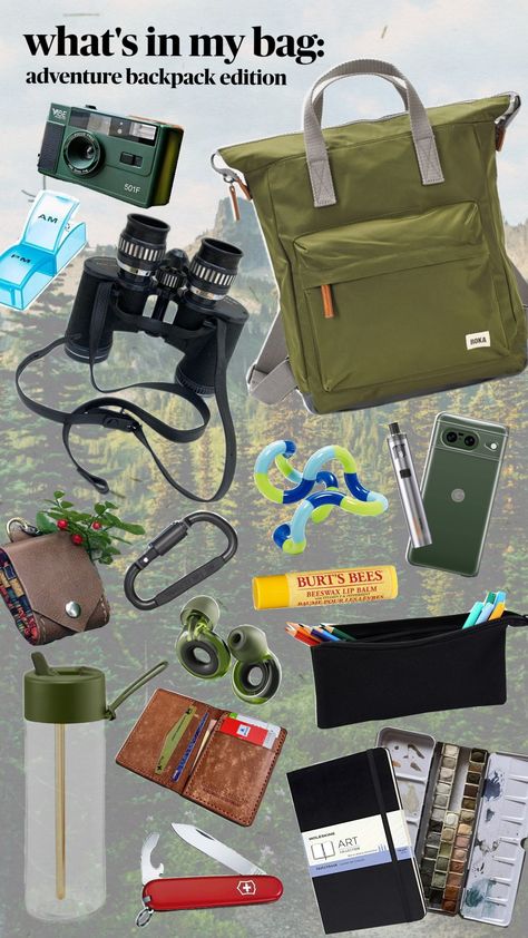 what's in my bag: Adventure backpack edition (tbh, this is pretty much my daily go to) #whatsinmybag #adventurebackpack #adventurebag #mybag #adventurekit What In My Backpack, Adventure Supplies, Backpack Adventure, What's In My Backpack, In My Backpack, Daily Backpack, Adventure Bags, Bag Items, My Backpack