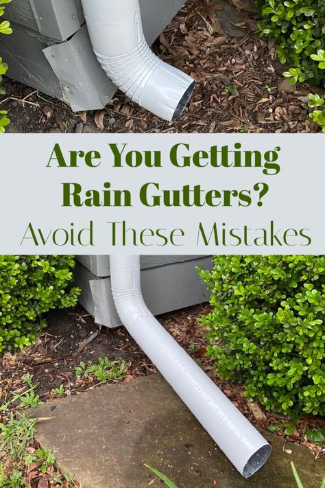 Gutter Down Spout Ideas, Rain Gutter Garden Downspout Ideas, Gutter Extension Ideas, Downspouts Drainage Ideas, Gutter Run Off Ideas, Rain Spout Drainage Downspout Ideas, Downspout Extension Ideas, Diy Gutters Installation, Gutter Installation Diy