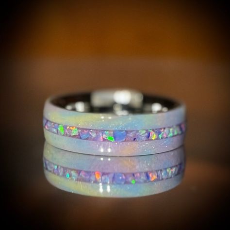 Iridescent Opal Ring As A Gift, Luxury Iridescent Opal Ring As Gift, Iridescent Opal Ring As Gift, Spiritual Opal Ring Jewelry, Simplistic Jewelry, Colorful Ring, Unicorn Ring, Ring Resin, Unicorn Poop