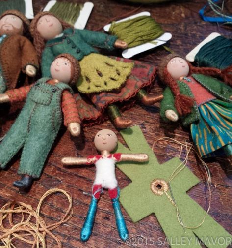 Puppet Makeup, Salley Mavor, Wee Wee, Puppet Master, Waldorf Crafts, Wee Folk, Worry Dolls, Bendy Doll, Folk Doll