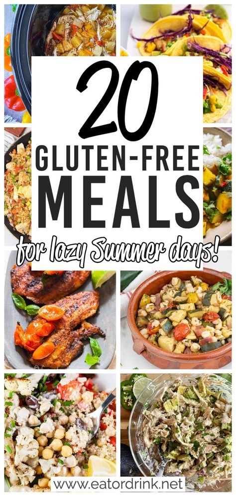 Meals For Dinner Party, Meals For Summer, Gluten Free Meal Prep, Meals For Dinner, Gluten Free Meals, Gluten Free Meatballs, Gluten Free Meal Plan, Easy Summer Dinners, Gluten Free Lunch