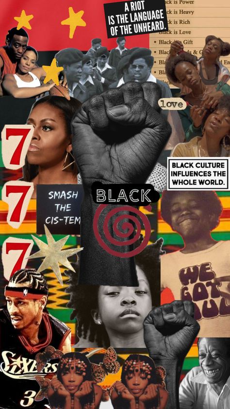 #black #melanin #blackgirl #blackness #aesthetic #blackhistorymonth #brown Black Women Ipad Wallpaper, African Wallpaper Aesthetic, Black Poet Aesthetic, Black Culture Collage, Black Community Aesthetic, Aesthetic Black Culture, Black Power Aesthetic, Black People Wallpaper, Black Culture Aesthetic Wallpaper