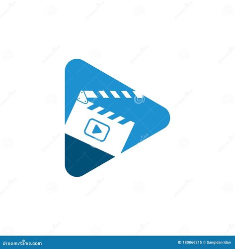 Movie Channel Logo, Clapperboard Logo, Cinema Icon Logo, Cinema Camera Logo, Movie Camera Logo, Entertainment Logo, Vector Illustration Design, Button Design, Logo Icons