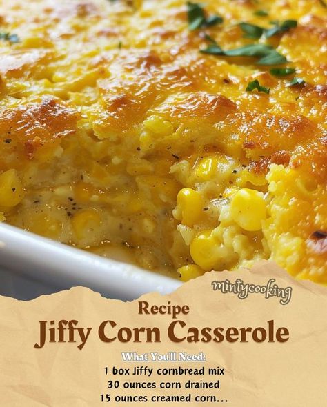 Crockpot Dressing Cornbread, Corn Casserole Jiffy, Sweet Corn Casserole, Cheese Corn Casserole, Cheesy Corn Casserole, Jiffy Cornbread Recipes, Easy Corn Casserole, Cream Cheese Corn, Cream Corn Casserole