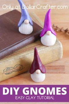 Clay Gonk Gnome, Diy Clay Easy, Sculpey Clay Ornaments, Polymer Clay Gonk, Templates For Clay Free Printable, Clay Ornaments Diy Christmas Decorations, Diy Clay Gnomes, Polymer Clay Art Ideas Creative, Easy Clay Gifts