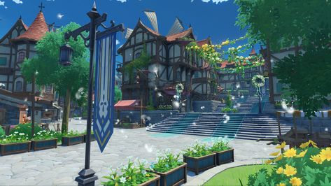 Building References, Long Pipe, Teapot Design, Healing Plants, Game Background, Landscape Scenery, Star Sky, Party City, Fantasy Landscape