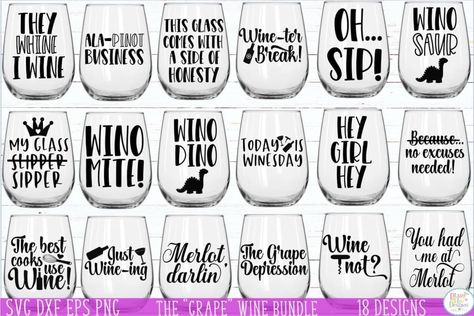 Svg Sayings, Grape Wine, Free Commercial Fonts, Wine Svg, Commercial Use Fonts, Glitter Wine, Wine Quotes, Cricut Fonts, Cricut Craft Room