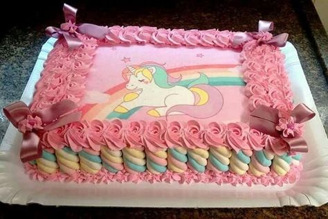 Unicorn Cake Design, Easy Unicorn Cake, Adult Birthday Favors, Delish Cakes, Pony Birthday Party, Birthday Sheet Cakes, Unicorn Birthday Cake, Elegant Birthday Cakes, Adult Birthday Cakes