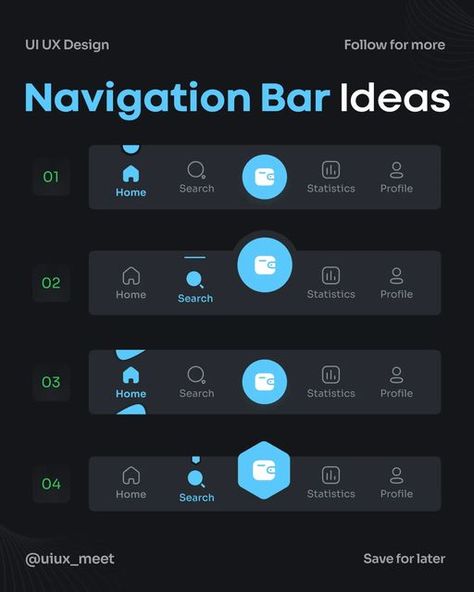 Navigation Bar Design, Ui Ux Designer, Navigation Bar, Ux Designer, Bar Items, Minimal Web Design, Ui Ux Design, Bar Design, Ui Design