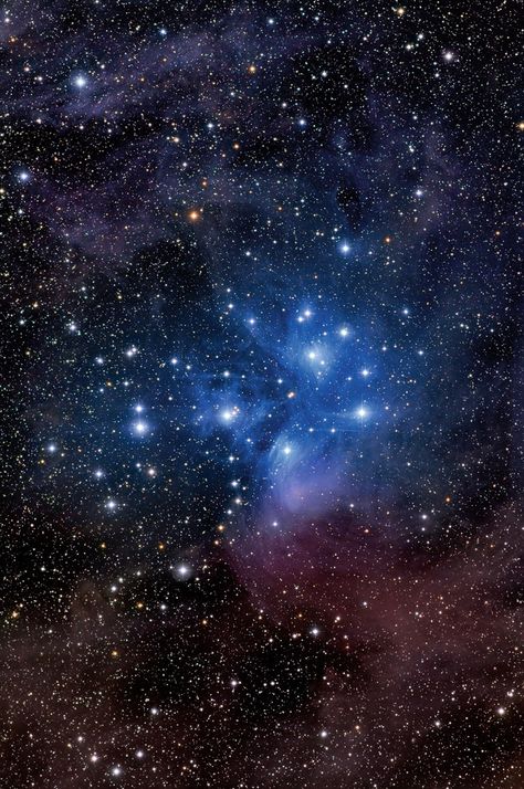 The Pleiades We Are Made Of Stardust, Earth At Night, Made Of Stardust, Cool Galaxy Wallpapers, The Pleiades, Child Of The Universe, Seven Sisters, Astral Projection, Fantasy Aesthetic