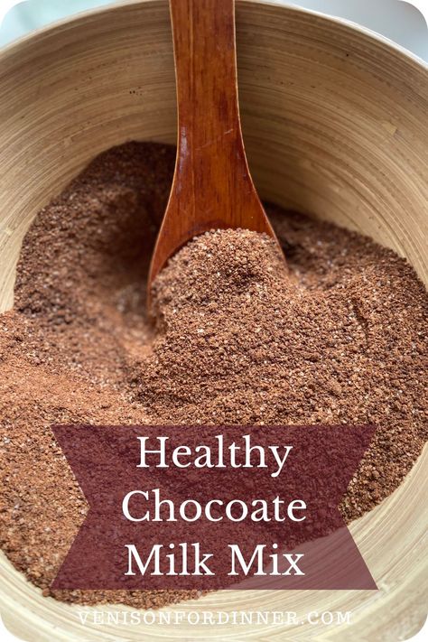 Healthy Chocolate Milk Mix Chai Syrup Recipe, Healthy Chocolate Milk, Chocolate Milk Mix, Chocolate Milk Powder, Milk Chocolate Recipes, Make Your Own Chocolate, Dairy Desserts, Iced Tea Recipes, Chocolate Powder