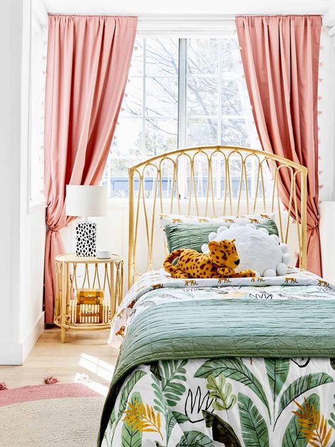 Girl Jungle Room, Target Kids Room, Jungle Bedroom Kids, Boho Jungle Bedroom, Kids Jungle Room, Jungle Bedroom, Safari Room, Jungle Room, Baby Rooms