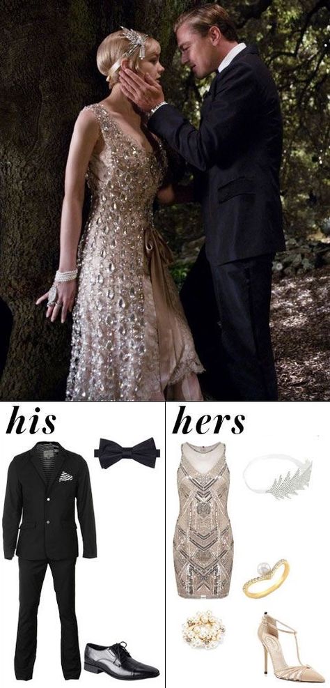 Great Gatsby Party Outfit, Best Couples Costumes, Cheap Halloween Costumes, Great Gatsby Fashion, Couples Halloween Costumes, Halloween Coustumes, Roaring 20, Gatsby Theme, Hallowen Costume