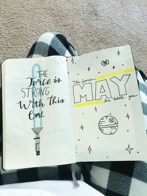 Star Wars Journal Ideas, Star Wars Bullet Journal, Star Wars Journal, Star Wars Doodles, Star Wars Art Drawings, May Bullet Journal, Bullet Journel, Bullet Journal 2019, Bullet Planner