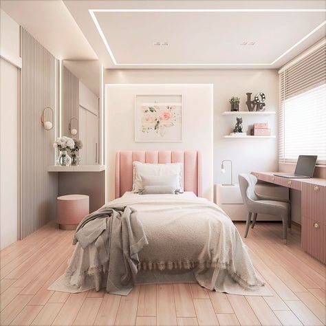 Teen Bedroom Designs Girl, Bedroom For Girls Modern, Bedroom Ideas Girls Teenage, Girl Teen Bedroom Ideas, Teen Room Ideas Girl, Girl Bedroom Ideas Aesthetic, Modern Teen Girl Bedroom, Teen Bedroom Ideas Girl, Bedroom Ideas Teenage Girl