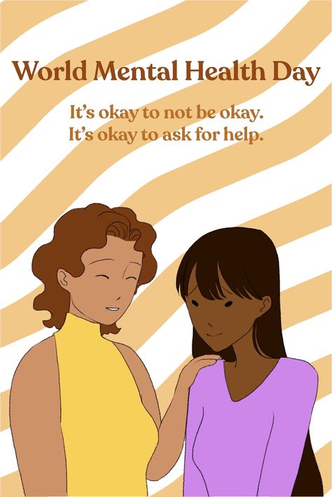 World Mentalhealth Day, World Mental Health Day, Mental Health Day, Health Day, Happy Vibes, Ask For Help, Talking To You, Its Okay, Like You