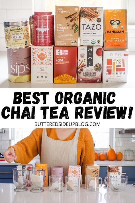 I tested out 10 brands of teas to find out which is the BEST organic chai tea! Best Tea Brands, Fancy Drinks, Tea Brands, Chai Tea, Best Tea, Skills To Learn, Black Tea, Tea Bag, Healthy Living