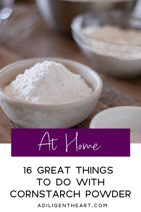 16 Great Things to do With Cornstarch Powder #athome #AtHome #organization Diy Face Powder, Clean Stuffed Animals, Clean Pantry, Colored Corn, Food Shelf Life, Home Made Simple, Food Shelf, Diy Dry Shampoo, How To Thicken Sauce