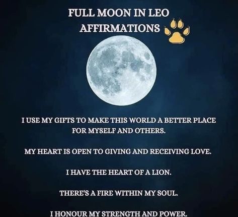 Full Moon In Leo, Full Moon Spells, Moon Activities, Moon Vibes, Heart Of A Lion, Capricorn Season, Moon Spells, Moon In Leo, New Moon Rituals