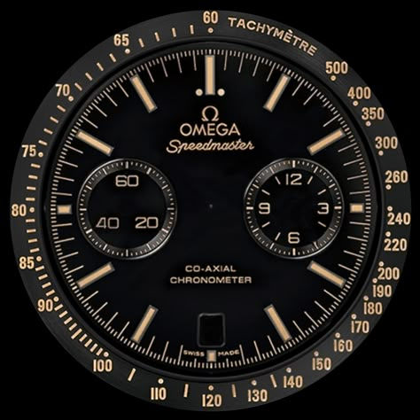 Omega Dark Side Vintage Smart Watch Face Omega Apple Watch Face, Luxury Metal Dial Watches, Apple Watch Faces Download, Apple Watch Clock Faces, Apple Watch Custom Faces, Omega Vintage Watch, Custom Watch Faces, Luxury Black Digital Watch With Metal Dial, Vintage Omega Watches For Sale