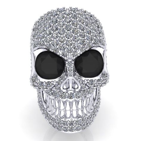 New Collection Sneak Peak 💀☠️8 Carat Diamond Encrusted Skull 💎💎 _______________________________________  Pre Order now Online www.ajtjewellery.com or via email info@ajtjewellery.com.au __________________________________________  #skullring #skullrings #diamonds #diamond #ice #iced #luxury #newcollection #arnoldschwarzenegger #gq #ifbb #tattoo #skull #chromehearts #la #ny #usa #style #mensstyle #fashion #alexandermcqueen #christianlouboutin #fitness #bodybuilding #bling #arnoldclassic #arnoldc Sugar Skull Ring, Diamond Skull, Tattoo Skull, Diamond Ice, Fitness Bodybuilding, Black Eyes, Chrome Hearts, The Drama, Skull Ring