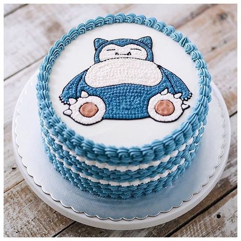 buttercream-cake-by-ivenoven-image-6 Lucas Pokemon, Doraemon Cake, Cakes Fancy, Pokemon Birthday Cake, Sonic Cake, Simple Cakes, Boys Cake, Cookie Cake Pie, Monkey Cake