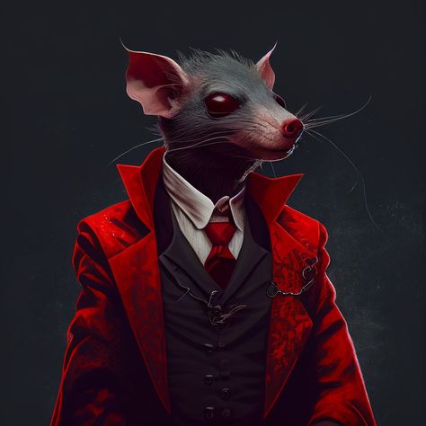 #metalcore #metalcorerat #rat Rat King, Animal Illustration Art, Rat Man, Monster Characters, Kings Man, King Art, Animal Games, The Grove, Male Art