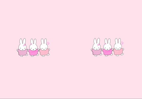 Desktop, Macbook wallpaper Pink Miffy Wallpaper Laptop, Miffy Macbook Wallpaper, Girly Macbook Wallpaper, Macbook Air 13 Inch Wallpaper Aesthetic, Miffy Wallpaper Desktop, Pink Easter Wallpaper, Desktop Pics, Desktop Customization, Imac Wallpaper