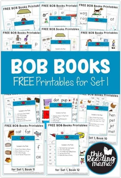 Free Classroom Printables for Teachers. Back to School: FREE Printables for Teachers.  Setting up your classroom or homeschool station?  Make your year that much easier with FREE printables for teachers.  Today I'm sharing a ton of great teacher resources and teacher freebies to help set up your classroom in style.  #teachers #school #backtoschool #printables #homeschool #homeschoolideas #teacher #teacherfollowteachers Bob Books Set 1, Book Worksheet, Book Printables, Reading Printables, Bob Books, Decodable Books, Beginning Reading, Teaching Phonics, Reading Intervention