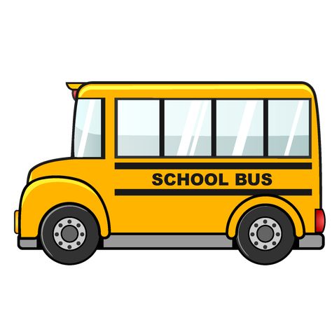 Bus Sekolah, School Bus Pictures, School Bus Clipart, School Bus Drawing, Cartoon School Bus, Teaching Clipart, Bus Drawing, Bus Crafts, Bus Cartoon