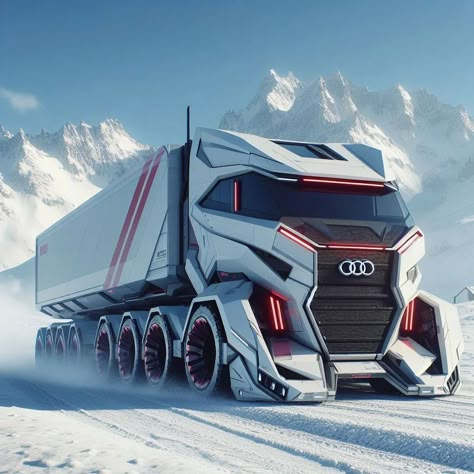 Future Explored (@xperia.ai) • Photos et vidéos Instagram Futuristic Truck, Ambulance Truck, Future Concept Cars, Concept Vehicles Sci Fi, Armored Car, Futuristic Cars Design, Future Transportation, Future Trucks, Expedition Truck