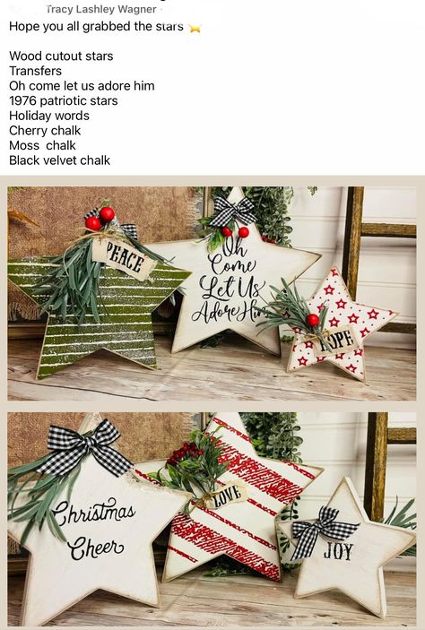 Cuttingboards Kitchen Decor, Chalk Couture Stars, Christmas Craft Show Ideas To Sell Diy, Chalk Couture Projects Ideas, Christmas Chalk Couture Ideas, Chalk Couture Christmas Ideas, Chalk Couture Ideas Christmas, Simple Wood Crafts, Chalk Couture Christmas