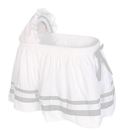 Baby Doll Bedding Modern Hotel Style II Bassinet Skirt, Grey Bassinet Skirts, Cradles And Bassinets, Newborn Baby Needs, Baby Doll Bed, Bed Bassinet, Doll Bedding, Baby Nursery Bedding, Nursery Bedding Sets, Crib Skirts