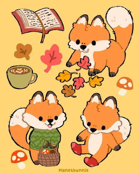 🦊🍁🍂 Autumn Foxes 🦊🍁🍂 . Happy September 1st! Are you guys ready for Fall?! I know I am. Here are Septembers Patreon rewards for this month! I'm so happy how this turned out and it was so fun to design! You can sign up any time in the month of September 🍄 . . . . . #shop #etsy #etsyseller #etsysellersofinstagram #etsyshop #onlinestore #stickers #cute #cuteart #cuteartwork #artist #artistsoninstagram #artoftheday #foxes #kawaii #stickershop #animals #patreonartist #adorable #sketch #doodle #patr... Autumn Doodles, 300 Pieces Jigsaw Puzzle, Month Of September, Happy September, Dog Sketch, Animal Doodles, September 1st, Hello Kitty Drawing, Cute Animal Drawings Kawaii