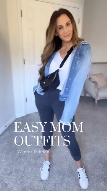 Andrea | Fashion, Food & Mom Life on Instagram: "Easy winter mom outfit ideas ✨ Which look is your favorite?! #momlife #momstylelife #momoutfits #momfashion #fashionablemom #easyfashion #easystyle #howtostyle #outfitideasforyou #styleover30 #momswithstyle #stylishmom #outfitinspo Mom outfits, mom style, fashion, women’s fashion, easy outfits, mom on the go, mom life, affordable fashion, style, mom of two, quick outfits, fashionable, Orlando, Florida" Mom Birthday Outfit, Mom Outfit Ideas, Mom Outfits Winter, Mom On The Go, Outfits Mom, Easy Outfits, Mom Outfit, Stylish Mom, Quick Outfits