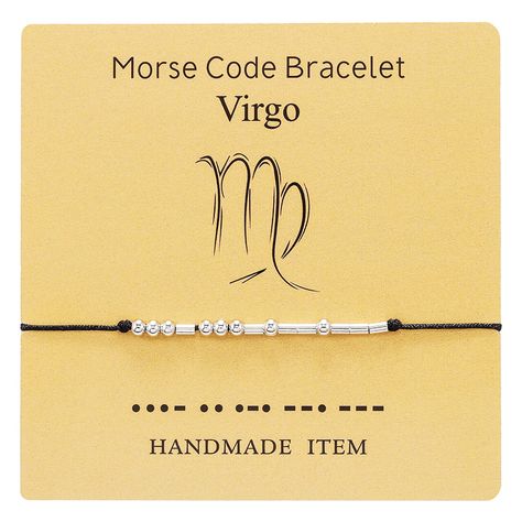 Secret Message Jewelry, Bracelet Morse Code, Bracelet Morse, Code Morse, 12 Constellations, Bracelet Stand, Graphic Design Cards, Mens Silver Jewelry, Zodiac Bracelet