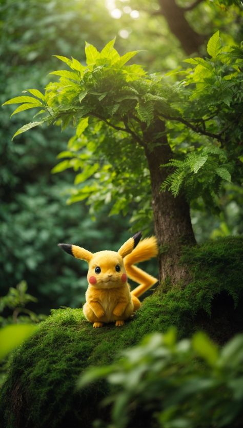 Ultra-realistic art of the character Pikachu from the Pokémon anime. Realistic Pikachu, Ultra Realistic Wallpaper, Pokemon Dp, Realistic Pokemon, Cartoons Dp, Pokemon Realistic, Pokemon Photo, Colorful Clouds, Beautiful Art Paintings