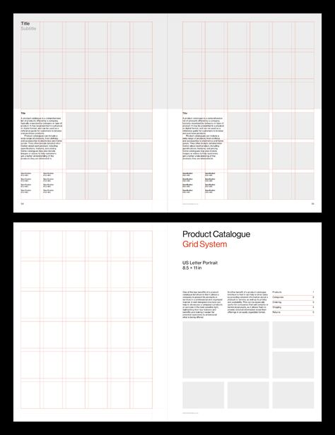 Catalogue grid system for indesign. Grid visible in image Jewellery Catalogue Design, Creative Catalogue Design, Art Catalogue Design, Modern Layout Design, Grid Design Layout, Jewellery Catalogue, Catalog Design Layout, Product Catalog Template, Catalogue Layout