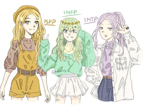 Isfp And Infp Friendship, Mbti Friend Groups, Drawing My Friends, Mbti Intp, Theories Of Personality, Istp Personality, Infp Personality Type, Mbti Memes, Infp Personality