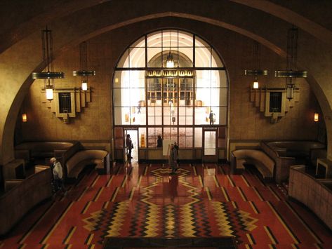 Harvey House, Brown Tile, Built In Seating, Union Station, House Restaurant, Los Angeles Homes, Historic Buildings, Architecture Details, Midcentury Modern