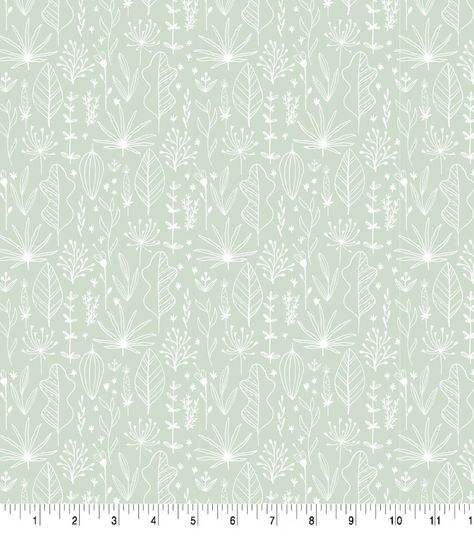 Donte Leafy Green Nursery Cotton Fabric | JOANN Discounts For Teachers, Green Nursery, Nursery Fabric, Baby Fabric, Baking With Kids, Kids Fabric, Needle Arts, Leafy Greens, Joanns Fabric And Crafts