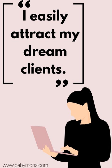 Virtual Assistant Vision Board, Happy Clients Quotes Words, Clients Vision Board, Affirmations For Clients, Client Attraction Affirmations, Social Media Success Affirmations, Social Media Manager Vision Board, Coaching Vision Board, Attracting Clients Affirmations