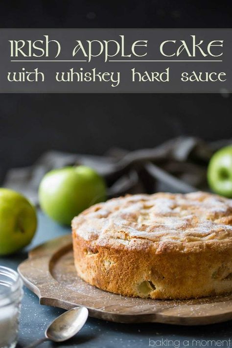 Irish Desserts Traditional, Hard Sauce, Irish Apple Cake, Irish Desserts, Irish Cooking, Whiskey Cake, Desserts Cake, Apple Dessert Recipes, Apple Cake Recipes