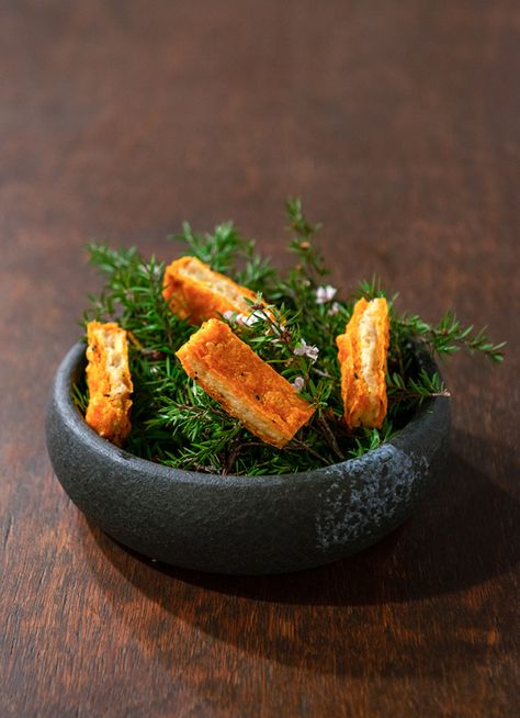 Fried Brioche Pakora with Paneer and Truffle | dish » Dish Magazine Food Fine Dining, Michelin Star Food, Bites Recipes, New Zealand Food, Taiwan Food, Fine Dining Recipes, Artisan Food, Star Food, Molecular Gastronomy