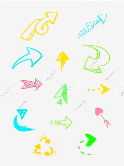 Arrow Cartoon, Round Arrow, Arrow Doodle, Cute Arrow, Arrow Clipart, Circle Arrow, Arrow Background, Hand Drawn Arrows, Arrow Art