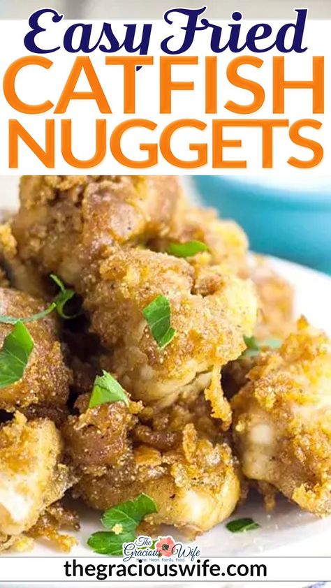 Catfish Bites Recipes, Deep Fried Catfish Nuggets, Catfish Nugget Recipes Fried, Catfish Nugget Recipes, Deep Fried Catfish, Catfish Nuggets Recipes, Fried Catfish Nuggets, How To Cook Catfish, Catfish Nuggets