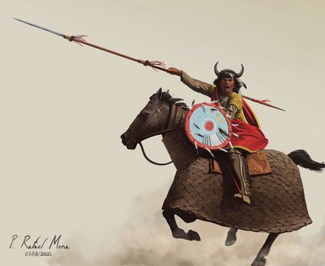 ArtStation - The Comanche Cataphract, Pedro Rafael Mena Comanche Warrior, Local Natives, History Infographic, Native American Warrior, Indigenous Americans, Fantasy Warrior, Fantasy Inspiration, Horse Rider, The Horse