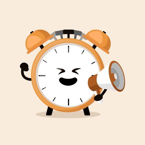 Alarm Clock Clipart, Alarm Clock Cute, Clocks Aesthetic, Cute Mascot, Iphone Wallpaper Photography, Cute Clock, Wallpaper Estetika, Daylight Saving, Clock Icon